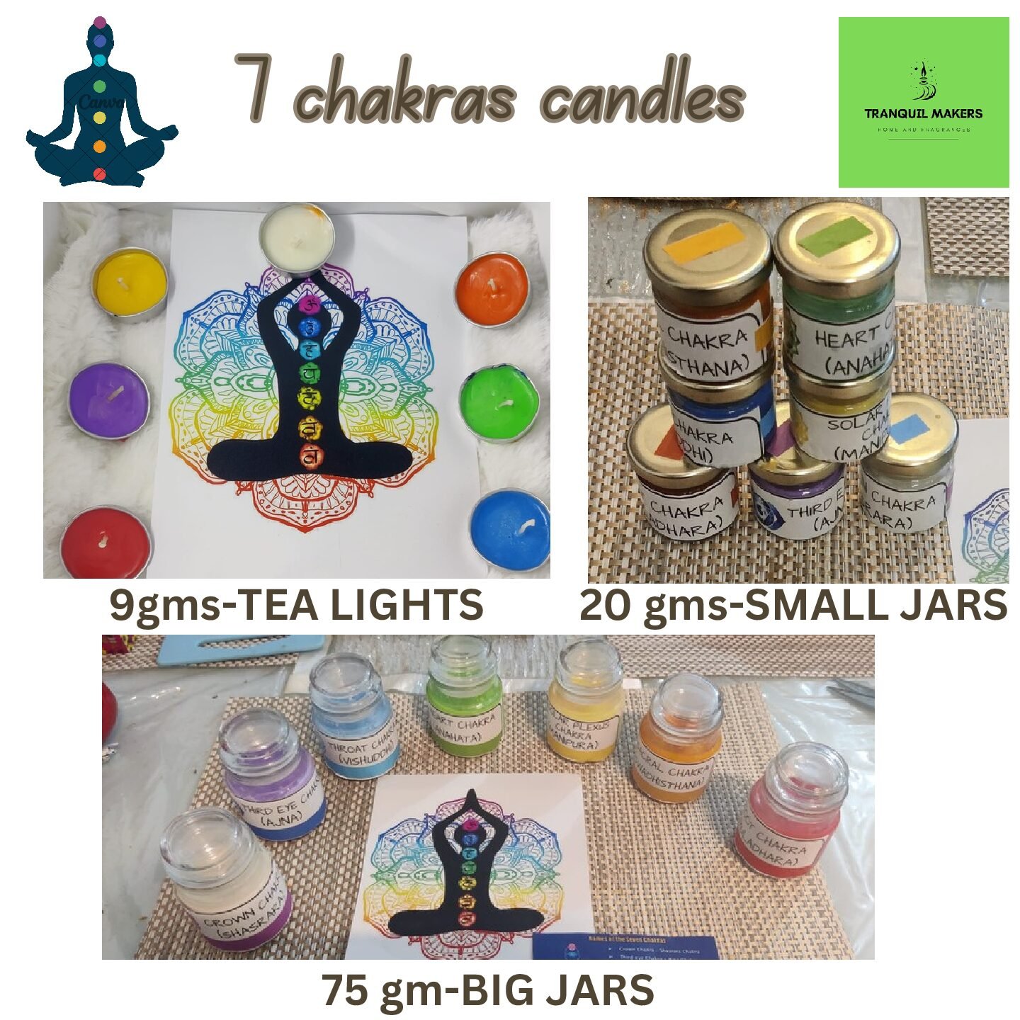 7 Chakra Candles