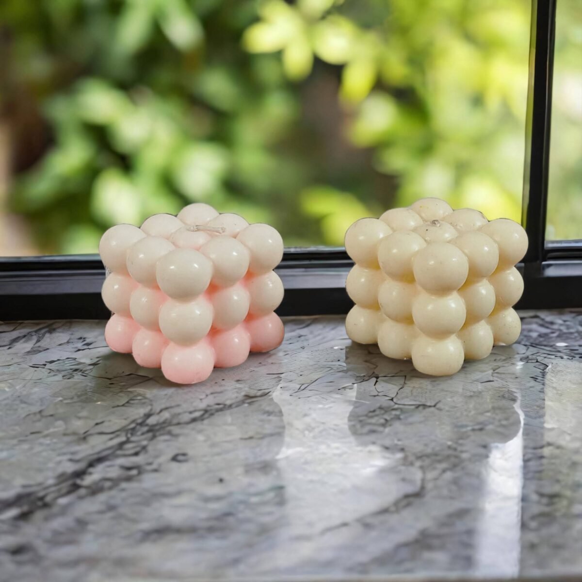 Smooth Scented Soy Wax Bubble Candle | Pack of 2 |