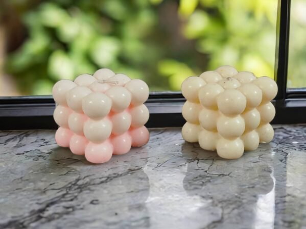 Smooth Scented Soy Wax Bubble Candle | Pack of 2 |