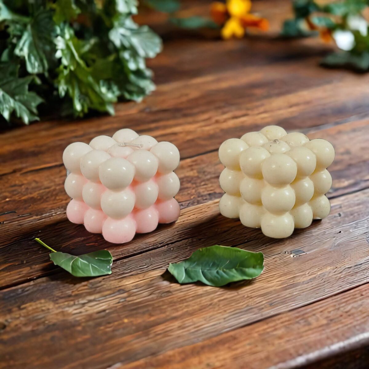Smooth Scented Soy Wax Bubble Candle | Pack of 2 | - Image 4