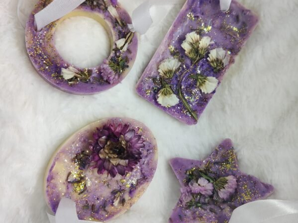 Closet Wax Sachets - Lavender and Cherry blossoms