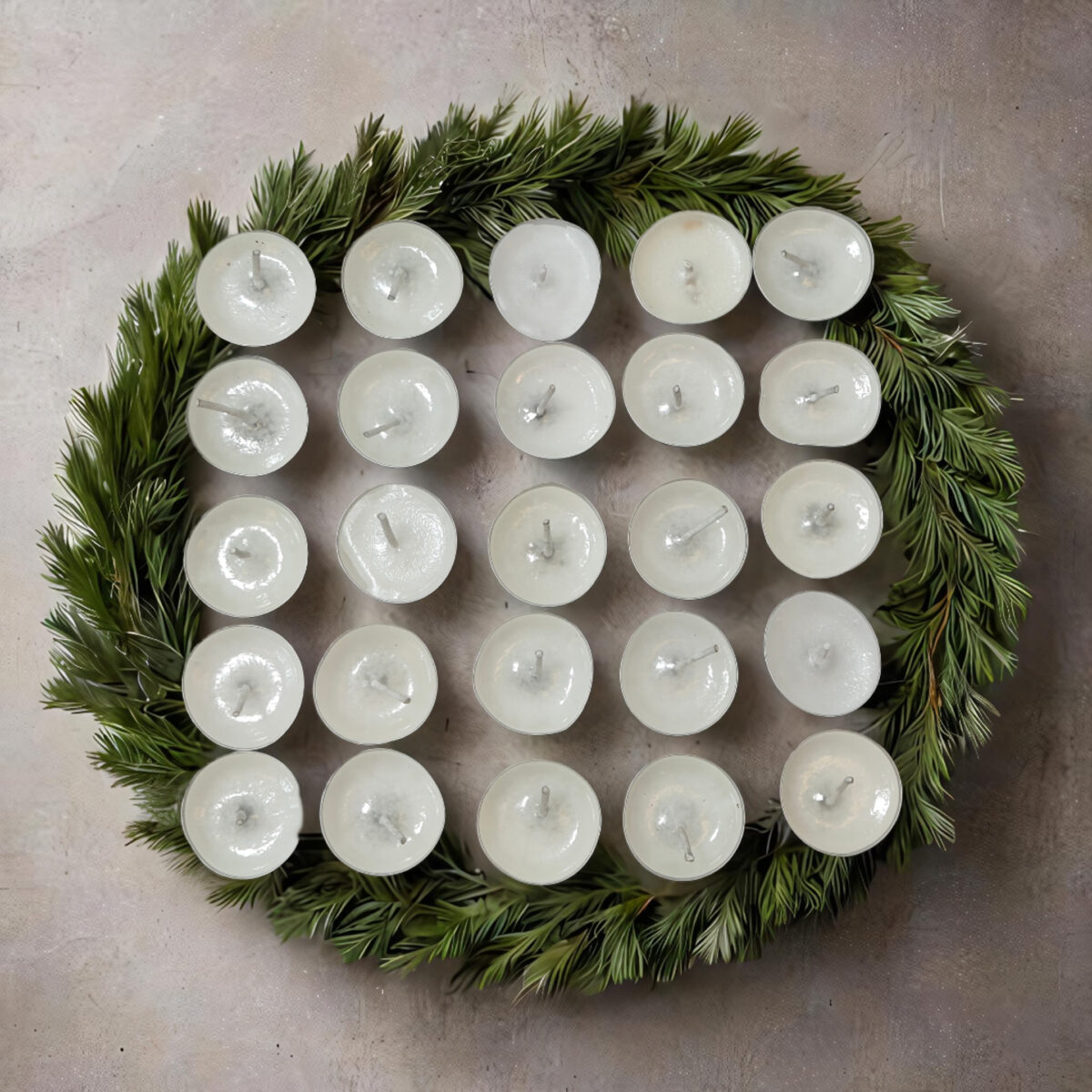T-Light Candles - Soy Wax, No Color, 25 Pack - Image 5