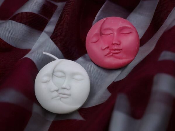 Sun And Moon Candle-PACK OF 2