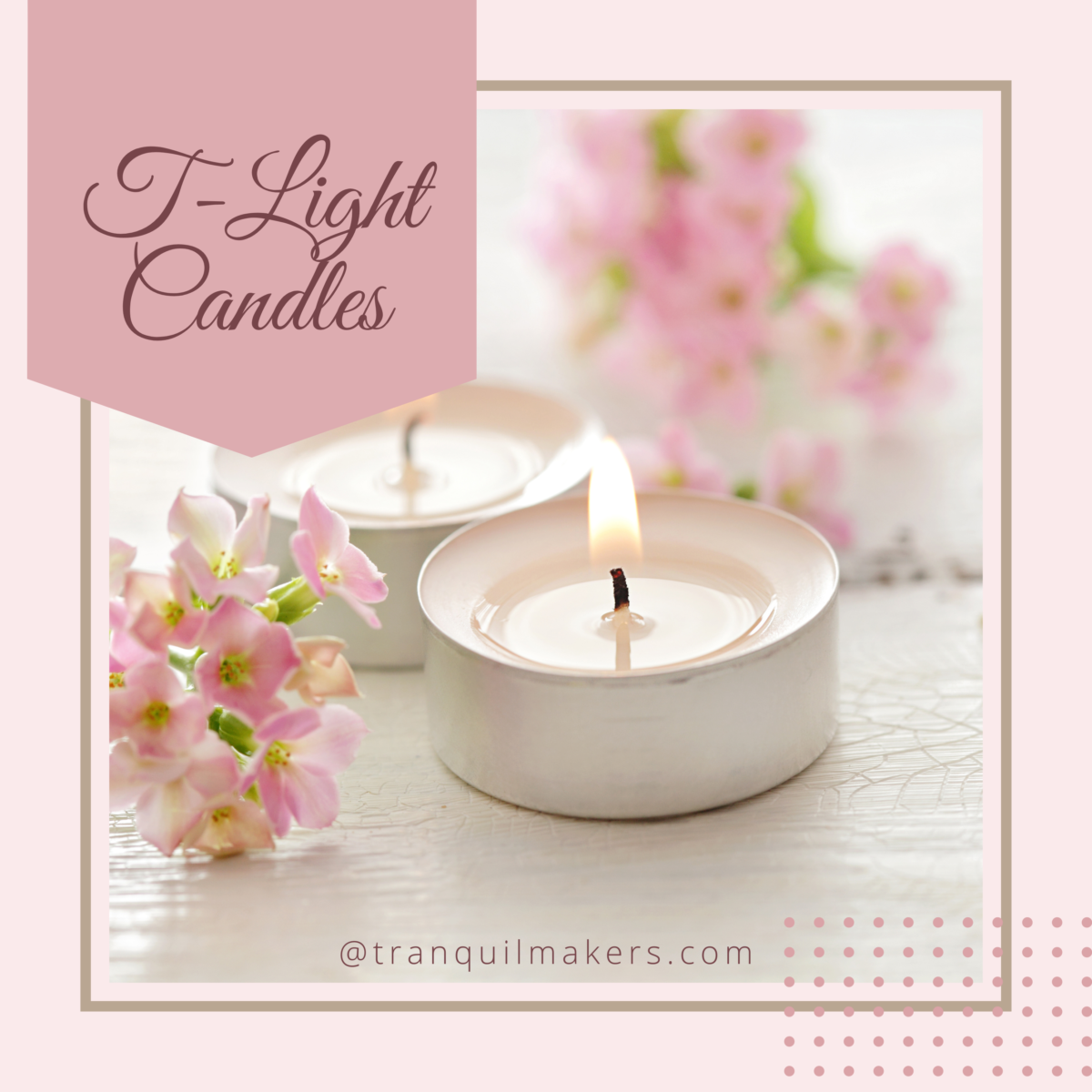 T-Light Candles - Soy Wax, No Color, 25 Pack - Image 2