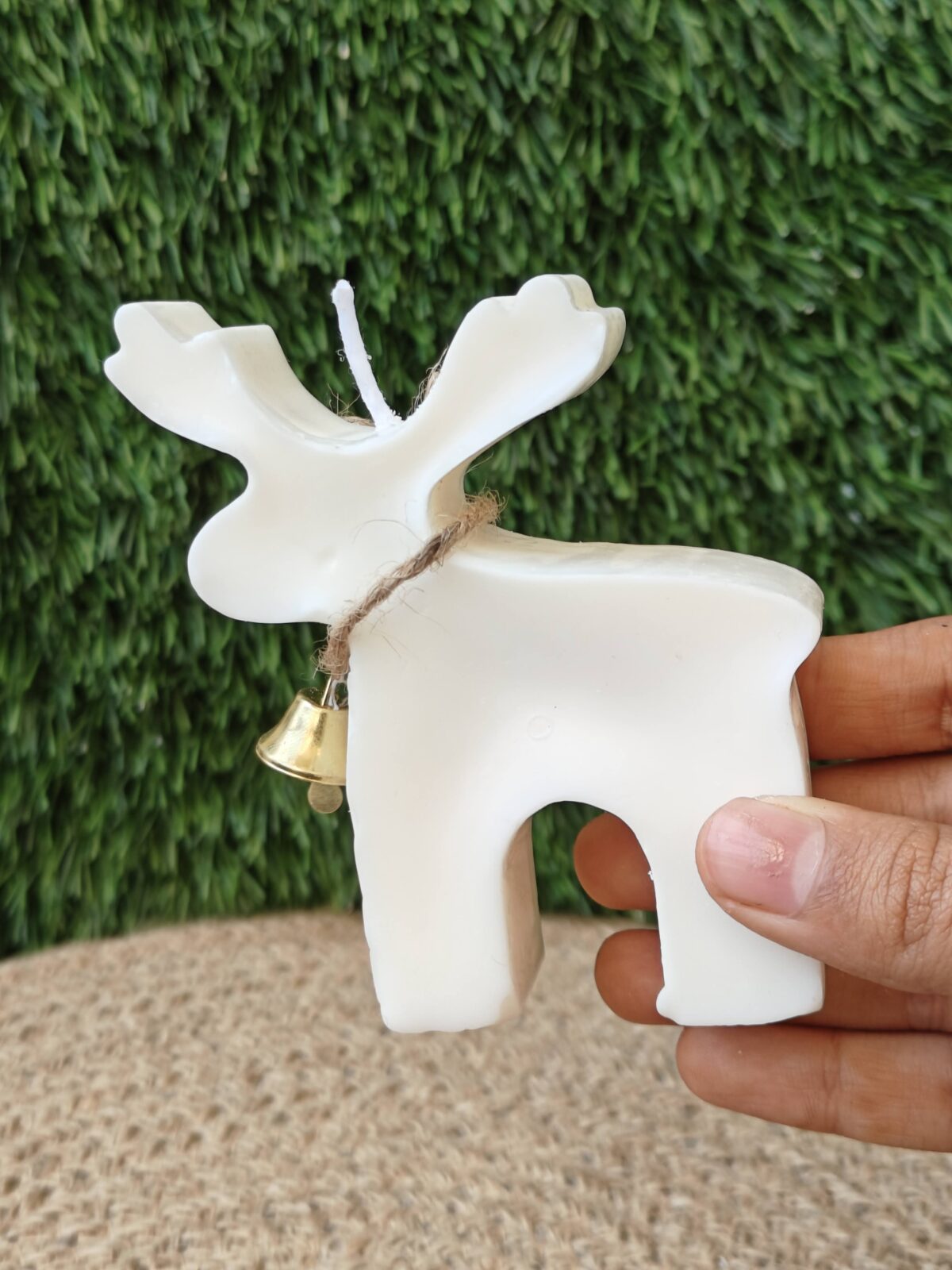 Organic Soy Wax  2D Reindeer Candle - 2 Pack, Xmas Decor - Image 3