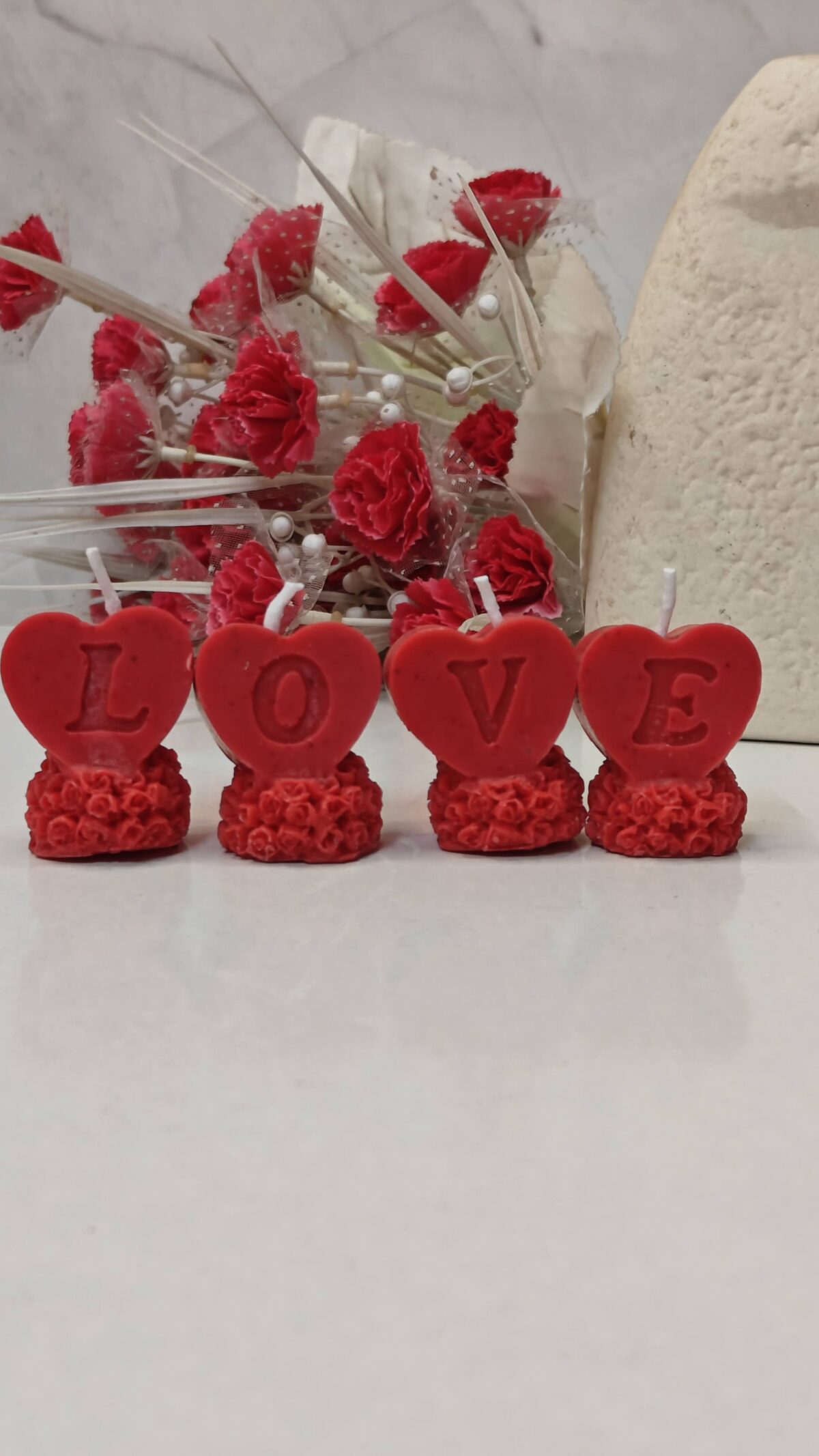 "Love" Word Candles - Image 3