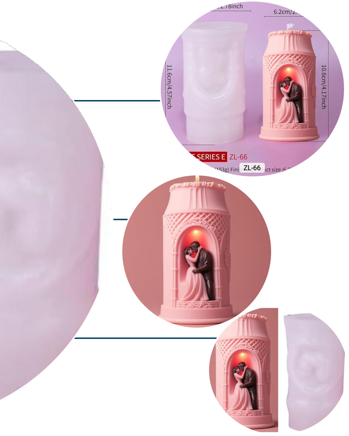 Loving/Valentine Couple Candle Mould