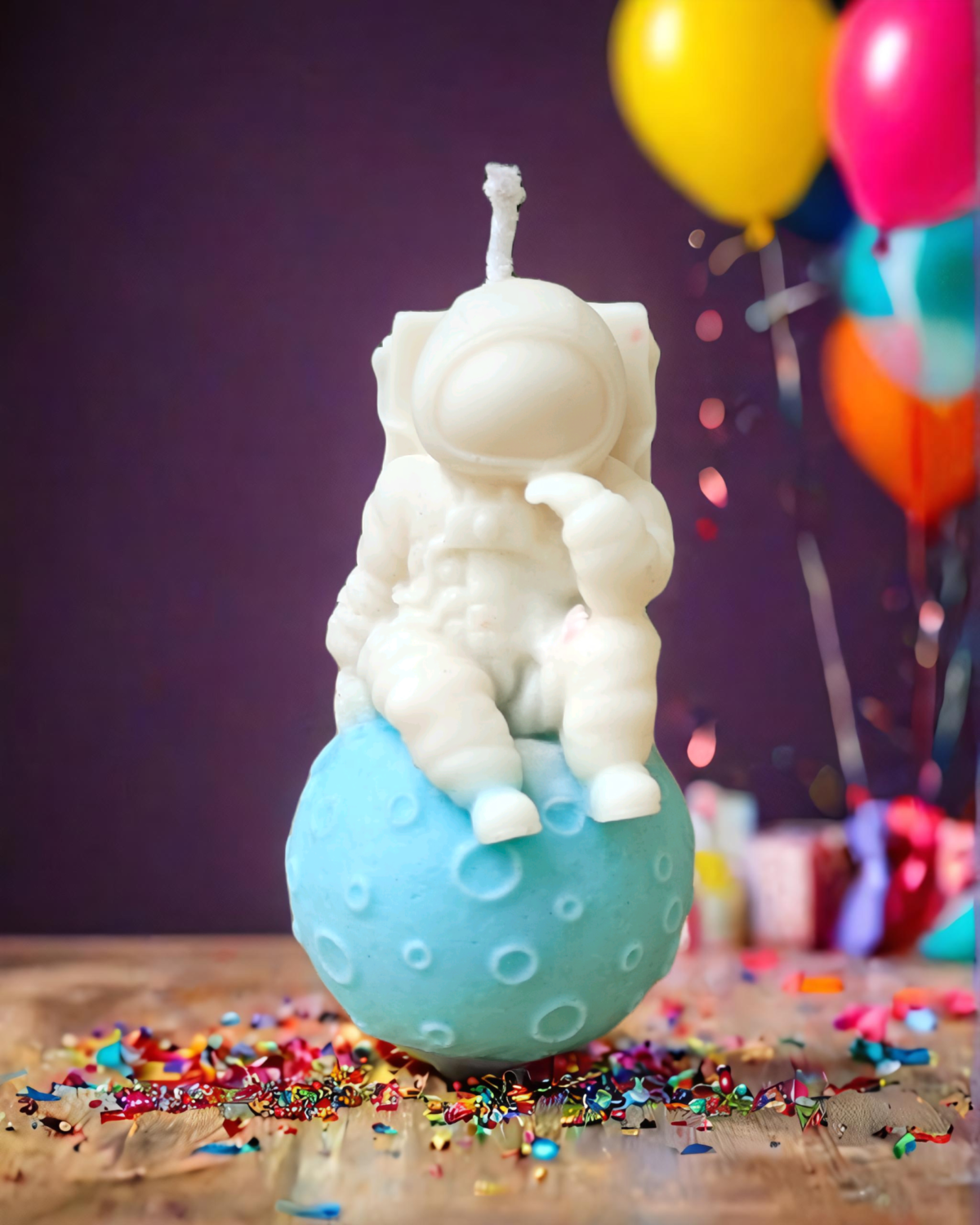 Cute Astronaut Candle - Image 2