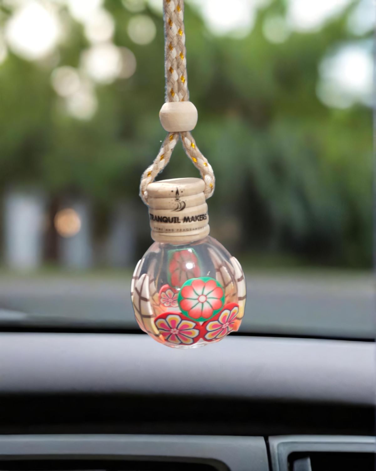 Floral-Design Diffuser with Essential Oil - 10ml - Image 6