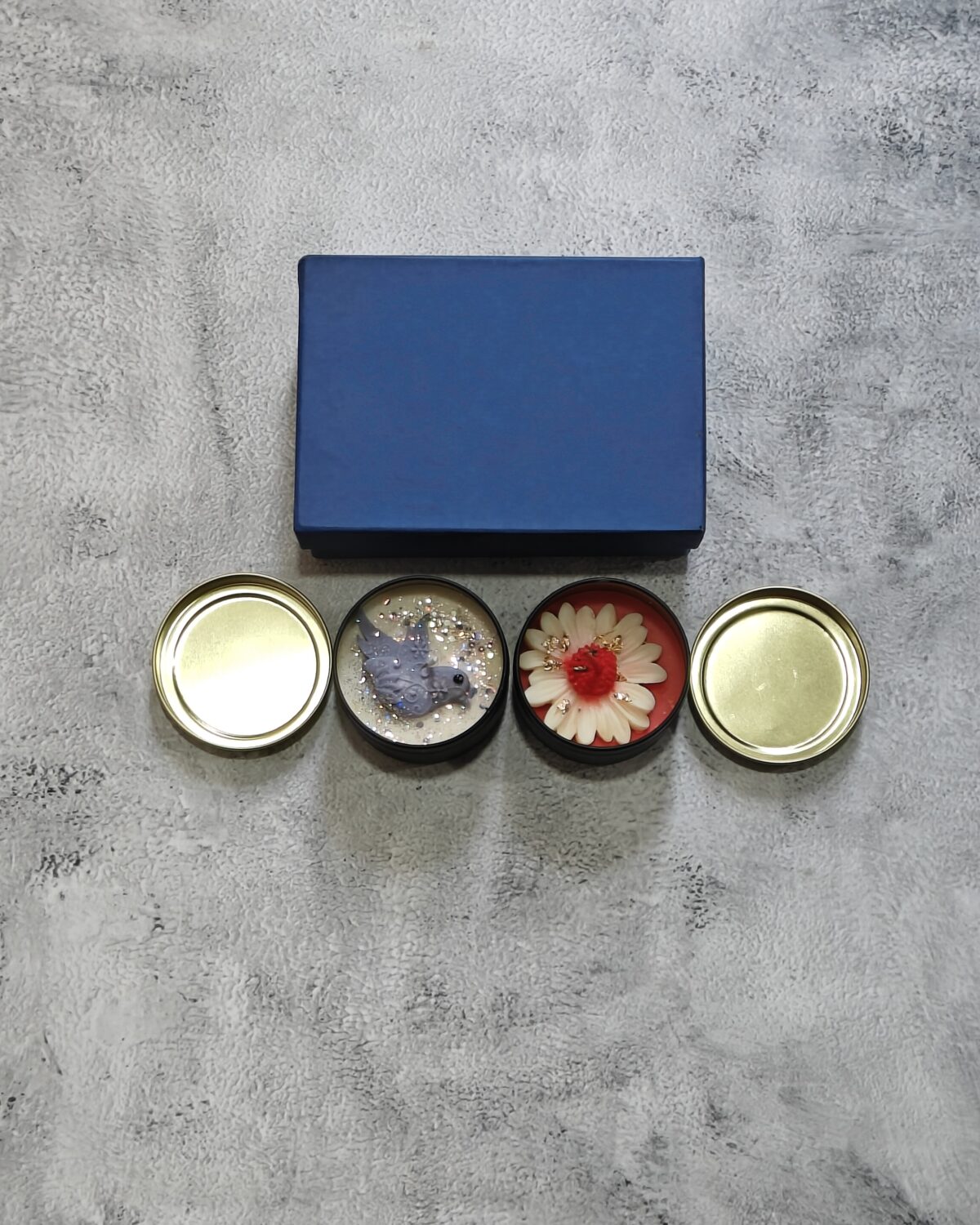 Lavender Lark & Daisy Blush – Tin Box Duo - Image 2