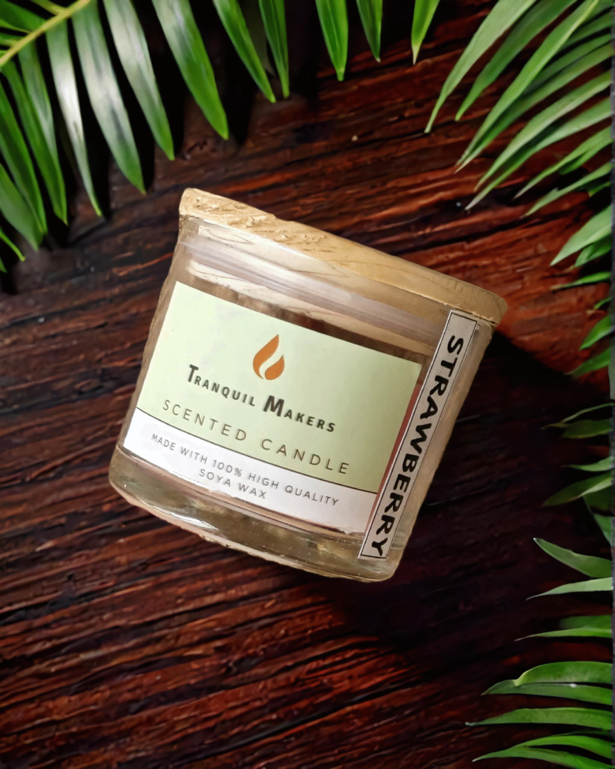 Berry Bliss – Strawberry Scented Candle - Image 2