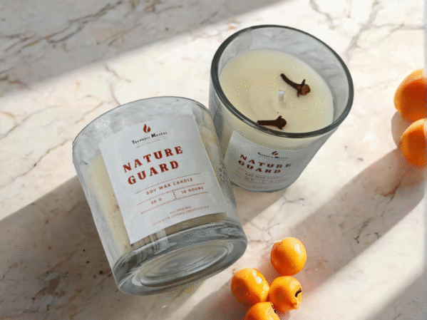 "Nature Guard" Shot Glass Candle - Set of 2