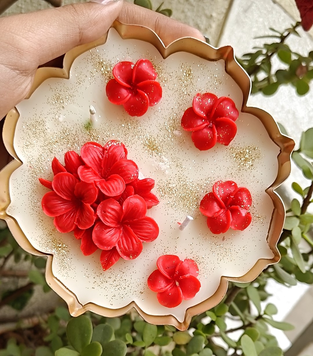 Petal Urli - Plumeria Theme - 5.5 Inch