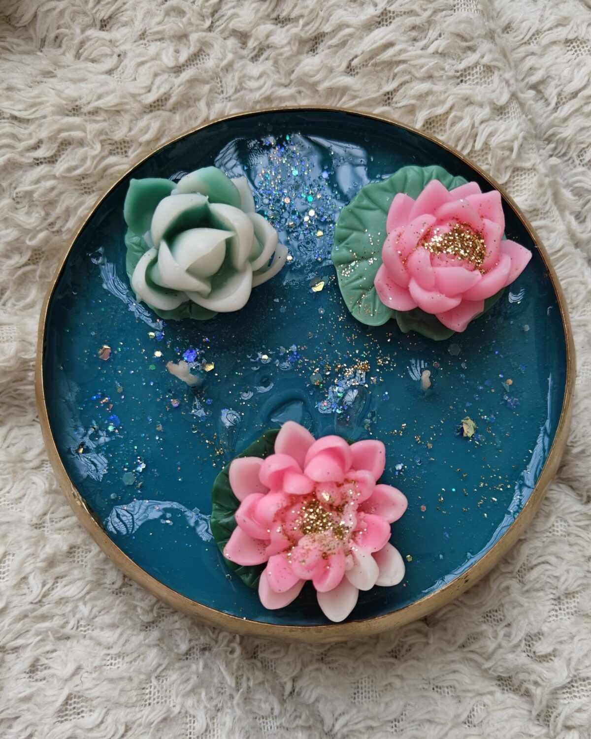 Bowl Urli - Lotus Theme - 4 inch