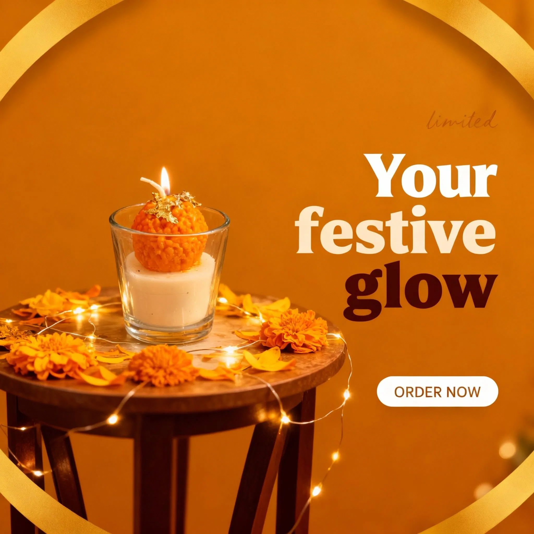 Ladoo Shot Glass Candle - Set of 6 - Image 2