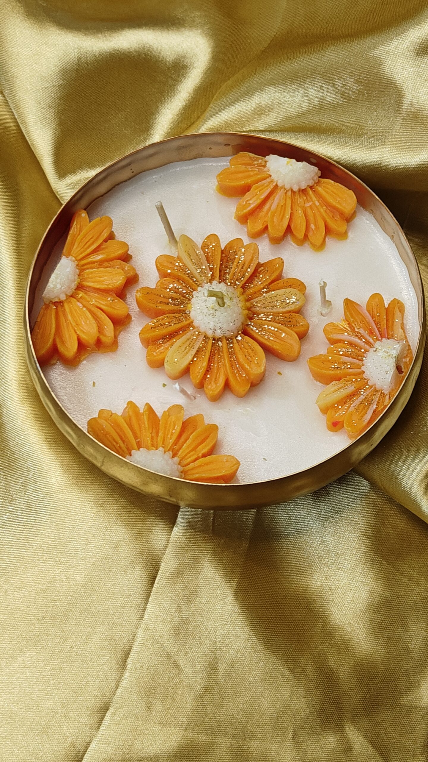 Bowl Urli - Daisy Theme - 5 Inch - Image 2