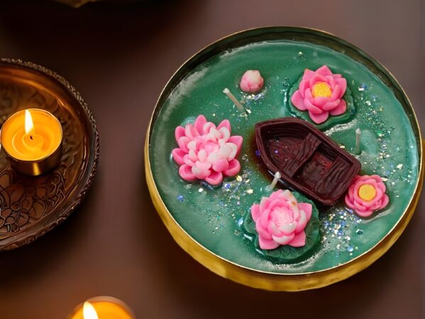 Bowl Urli - Lotus Theme - 5 Inch