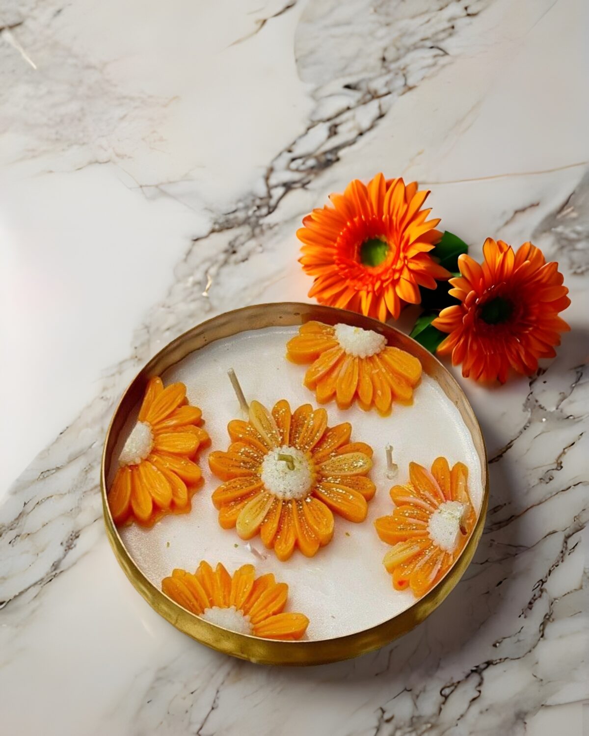 Bowl Urli - Daisy Theme - 5 Inch