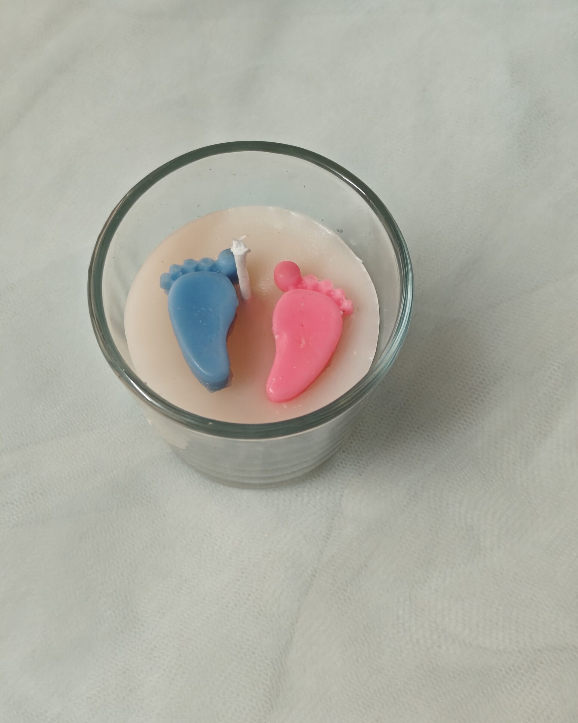 Baby Feet Shot Glass Jar Candle - Pack of 4