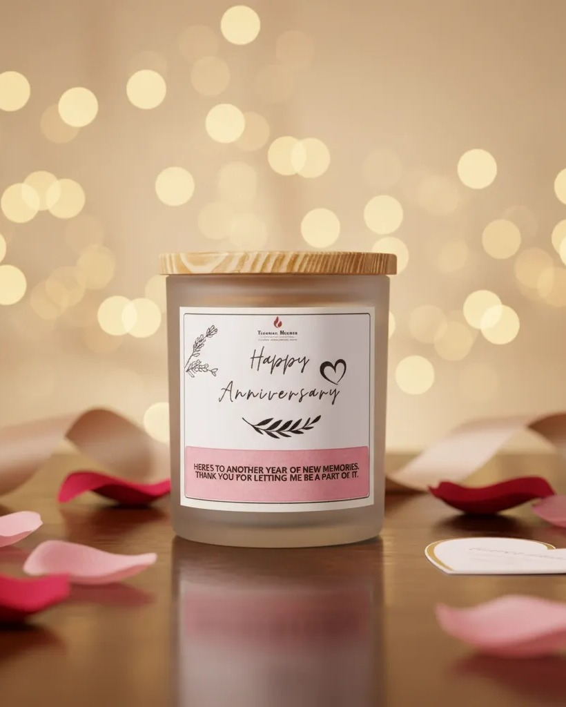 Golden Moments – Anniversary Candle for Love, Friendship & Togetherness